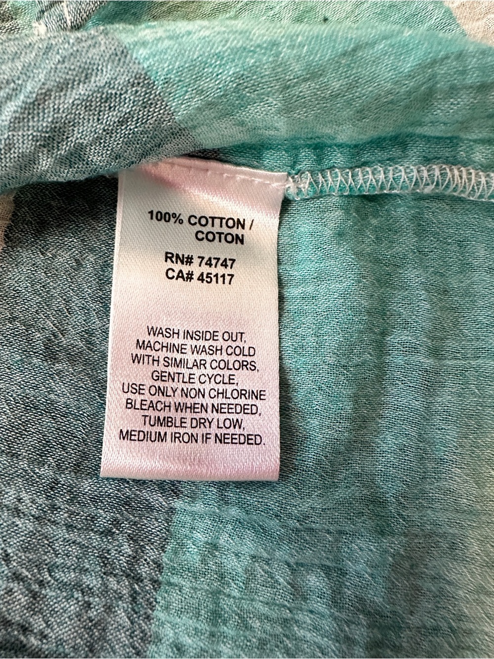 Colorful Sleeveless Button-Front Striped Tie-Hem Top - Picture 3 of 5